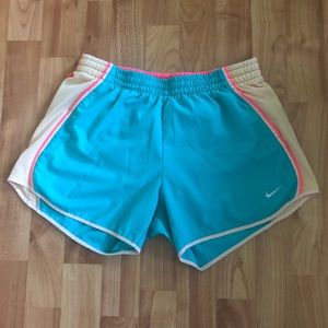 Nike Turquoise Dri-Fit Shorts